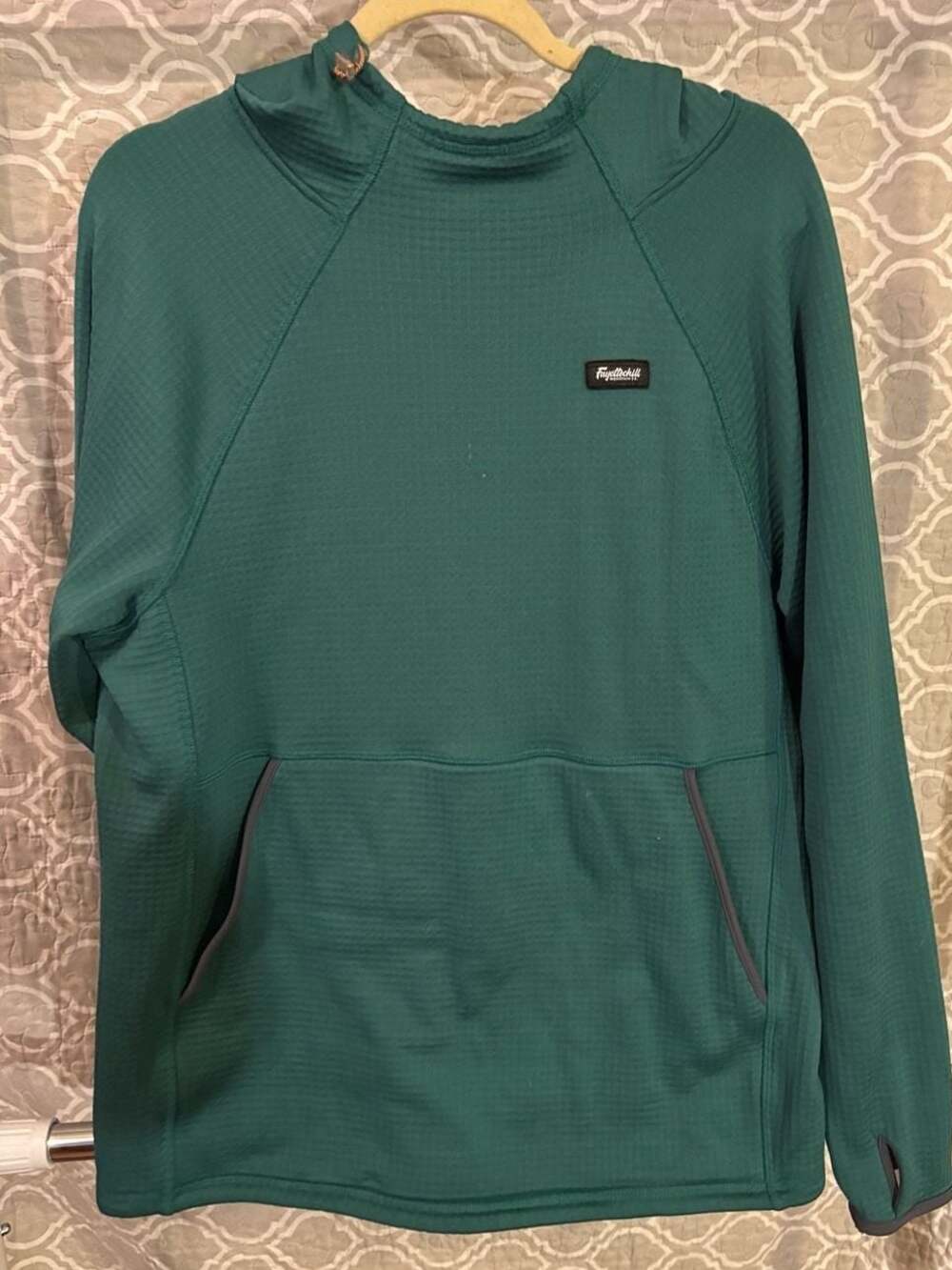 Fayettechill Livingston Polartec Power Grid Fleece Hoodie - Green